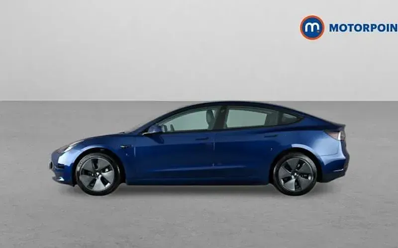 Used Tesla Model 3 Standard Range 180 kW (245 HP) 2021 Blue Sedan
