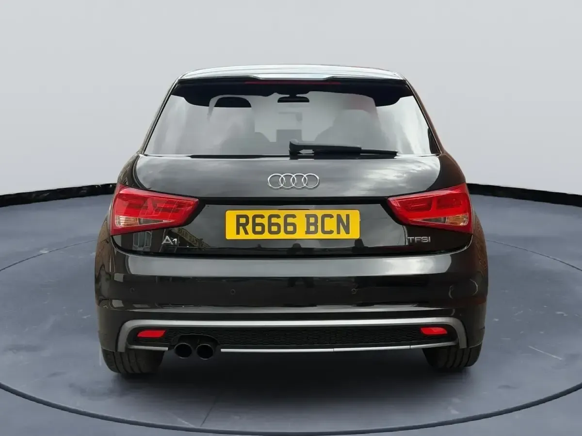 Used Audi A1 S-Line 122 HP (89 kW) 2014 Black Hatchback