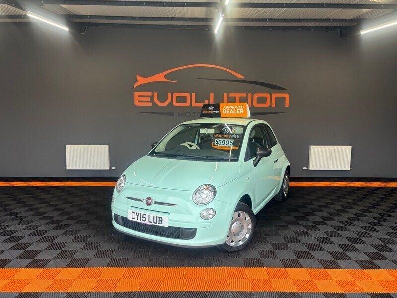 Green Used 2015 Fiat 500 Pop Hatchback | £5,995 (Fair price) - Image 1/4