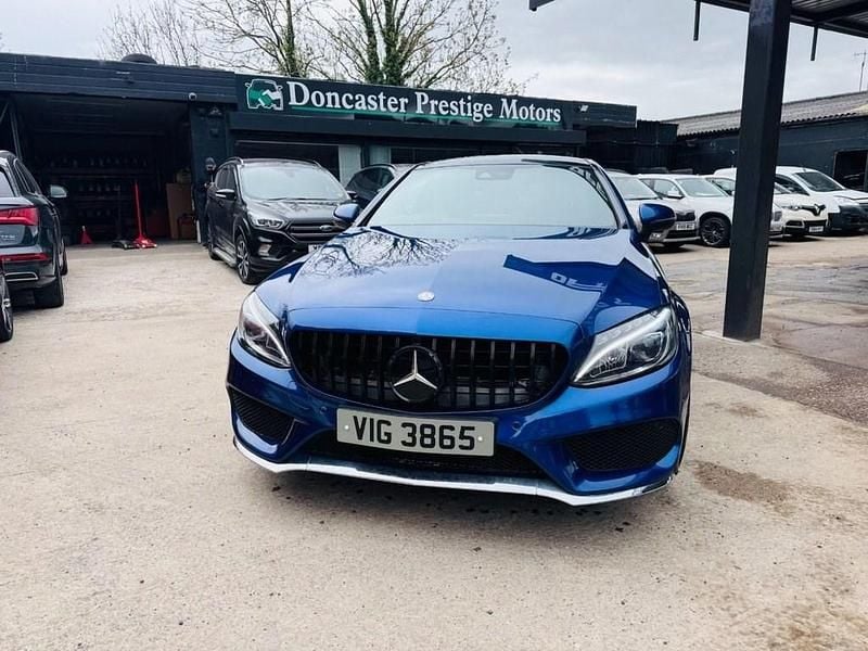 Used Mercedes C250 AMG Line Premium Plus 2016 Blue Coupe