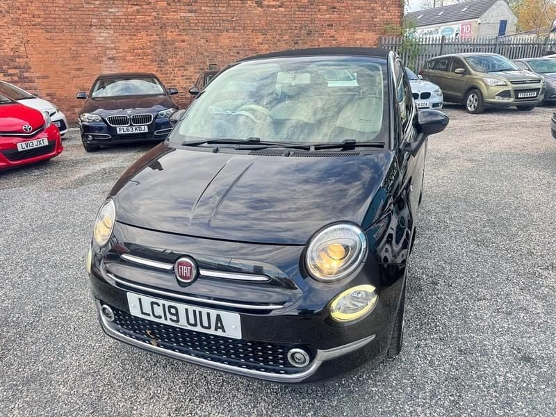 Used Fiat 500C Lounge 2019 Black Cabriolet