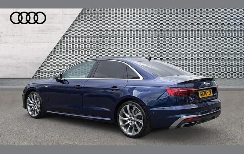 Used Audi A4 S-Line 204 HP (150 kW) 2024 Blue Sedan