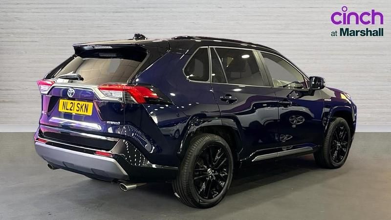 Used Toyota RAV4 Hybrid 218 HP (160 kW) 2021 Blue/black SUV