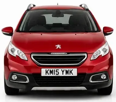 Used Peugeot 2008 Active 70 HP (51 kW) 2015 Red SUV