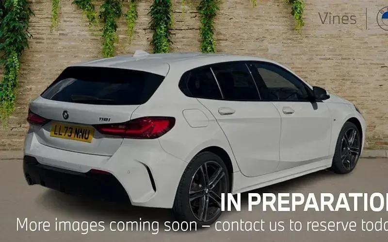 Used BMW 118 M Sport 136 HP (100 kW) 2023 White Hatchback