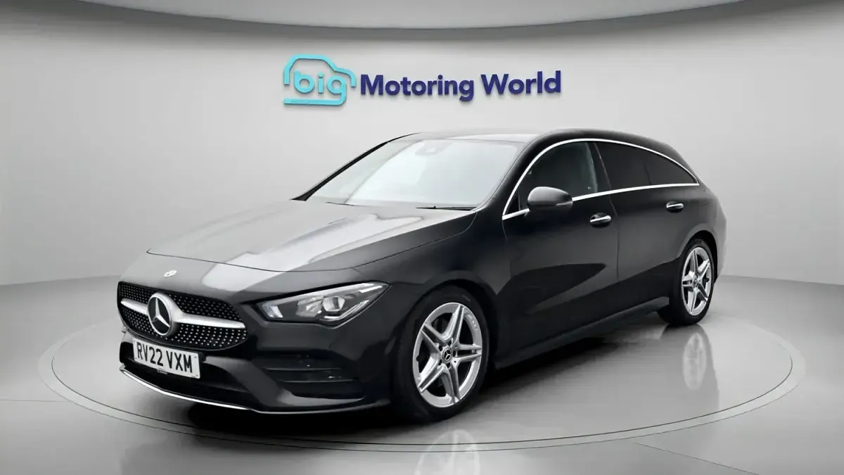Used Mercedes CLA200 AMG Line Premium 163 HP (119 kW) 2022 Black Estate