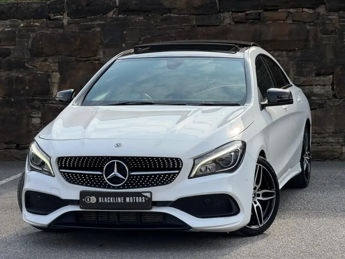 Used Mercedes CLA220 AMG line 177 HP (130 kW) 2018 White Sedan