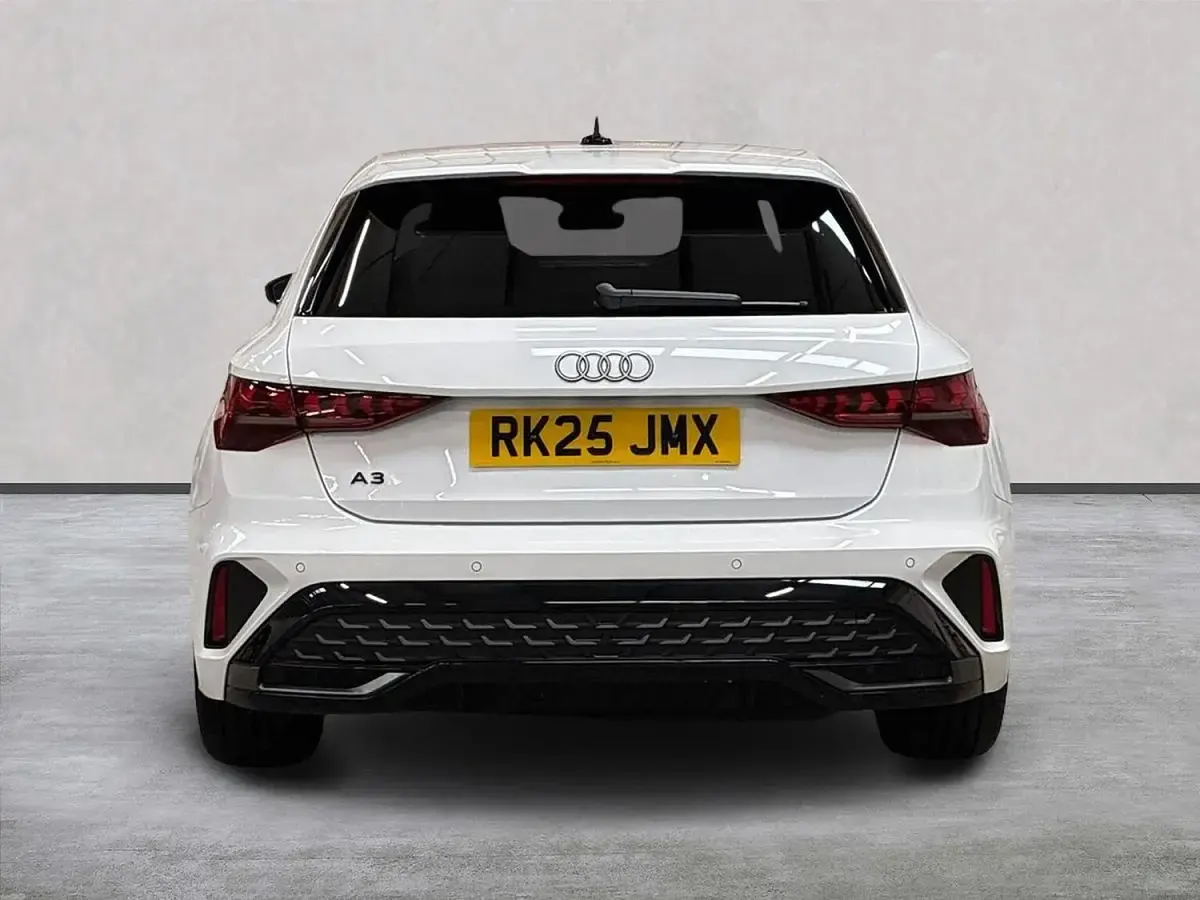 New Audi A3 Sportback S-Line 150 HP (110 kW) 2025 White Hatchback