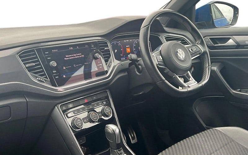 Used VW T-Roc R-line 150 HP (110 kW) 2020 Blue SUV