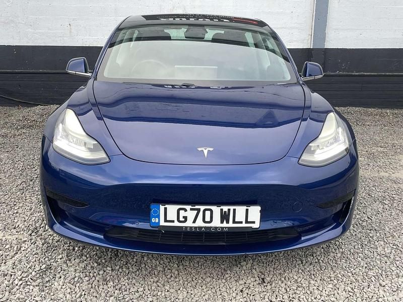Used Tesla Model 3 Standard Range 239 kW (325 HP) 2020 Blue Sedan