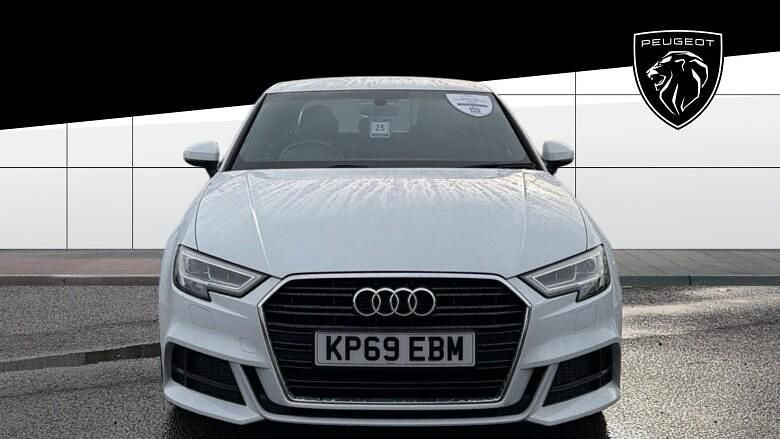 Used Audi A3 S-Line 116 HP (85 kW) 2019 White Sedan