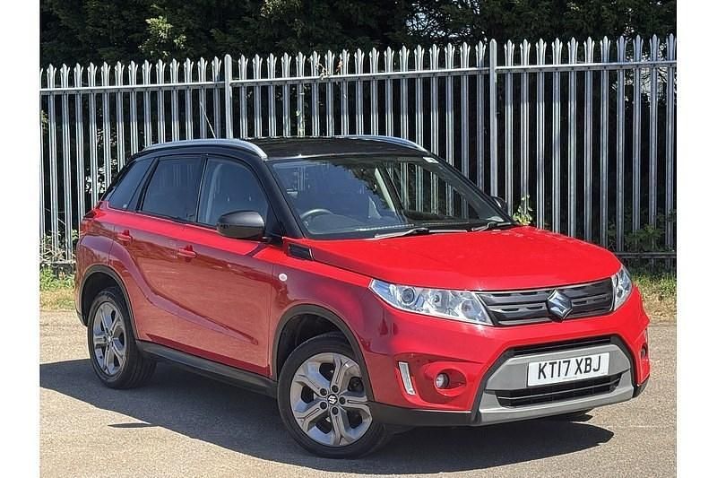 Red Used 2017 Suzuki Vitara SZ-T SUV | £9,385 (Fair price) - Image 1/4