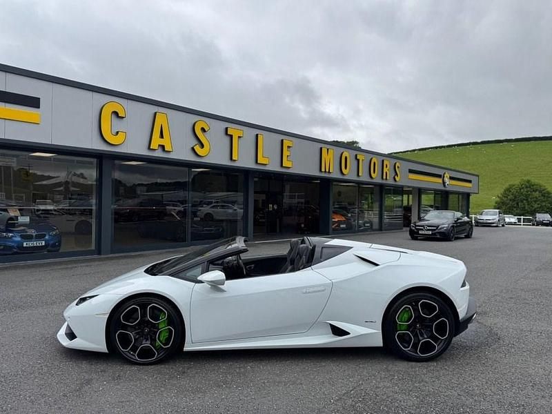 Used Lamborghini Huracán 610 HP (448 kW) 2017 White Cabriolet