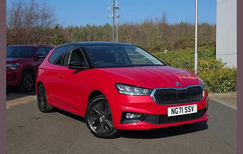 Used Skoda Fabia Colour Edition 94 HP (69 kW) 2022 Red Hatchback
