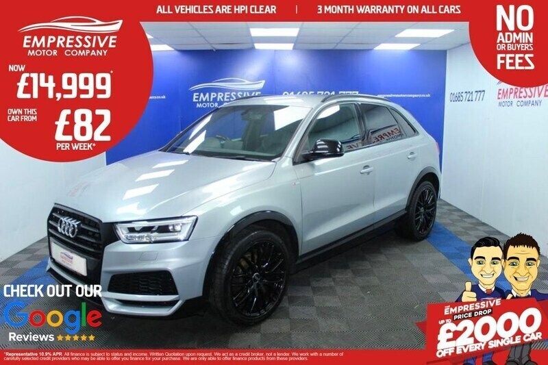 Silver Used 2018 Audi Q3 Black Edition SUV | £14,999 (Fair price) - Image 1/4