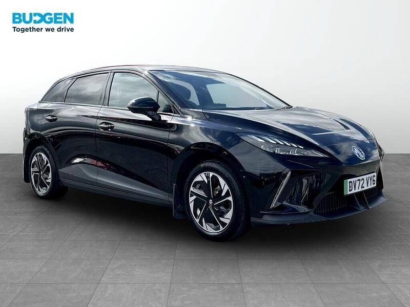 Black Used 2022 MG MG4 EV Trophy Hatchback | £15,891 (Fair price) - Image 1/4