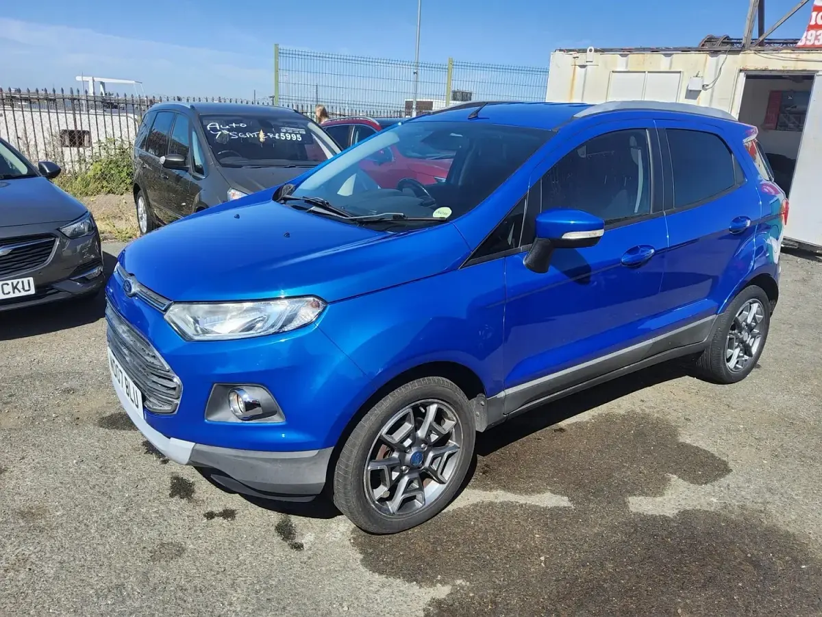 Used Ford Ecosport Titanium 2016 Blue SUV