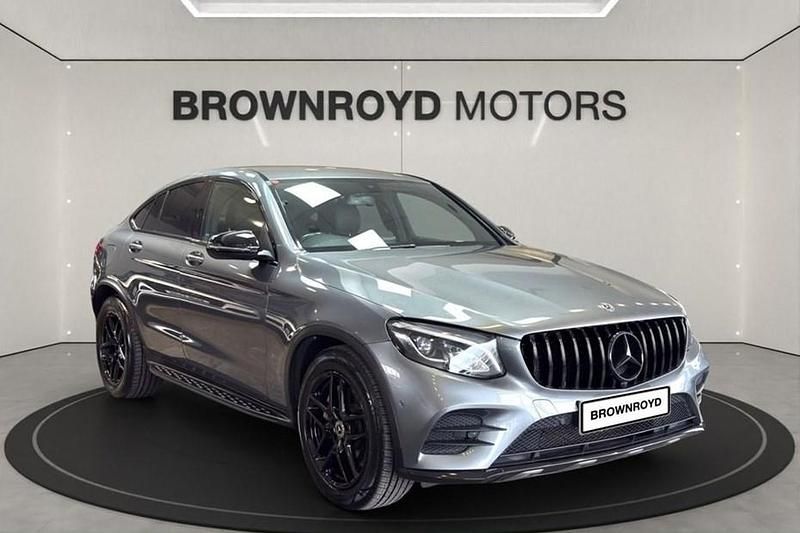Used Mercedes GLC220 AMG line 170 HP (125 kW) 2018 Grey Coupe