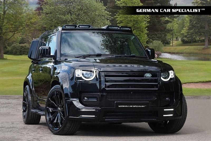 Santoroni black Used 2021 Land Rover Defender S SUV | £54,990 - Image 1/4