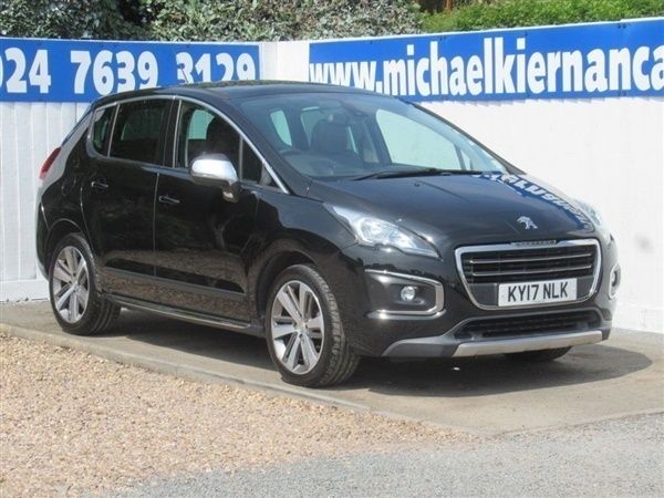 Black Used 2017 Peugeot 3008 Allure SUV | £6,695 (Super price) - Image 1/1