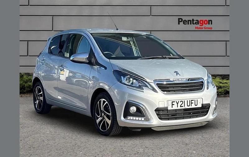 Zircon grey Used 2021 Peugeot 108 Allure Hatchback | £8,485 (Super price) - Image 1/4