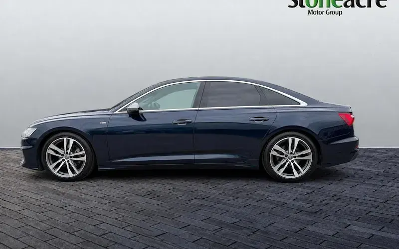 Used Audi A6 S-Line 204 HP (150 kW) 2021 Blue Sedan