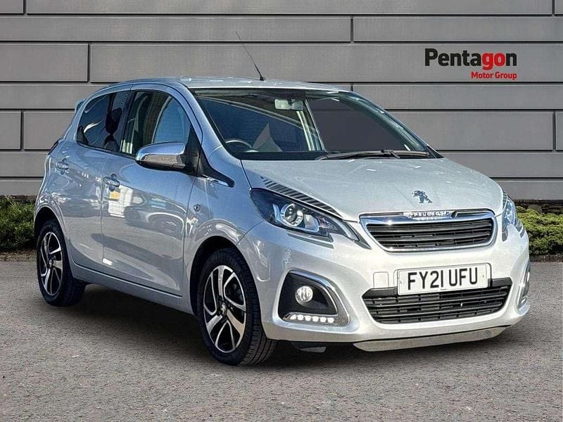 Zircon grey Used 2021 Peugeot 108 Allure Hatchback | £8,630 (Good price) - Image 1/4