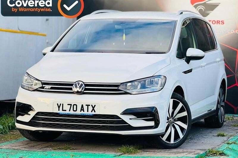 White Used 2021 VW Touran R-line MPV | £18,495 (Good price) - Image 1/1