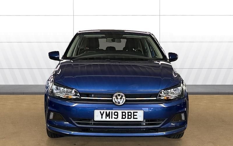 Used VW Polo SE 95 HP (69 kW) 2019 Blue Hatchback