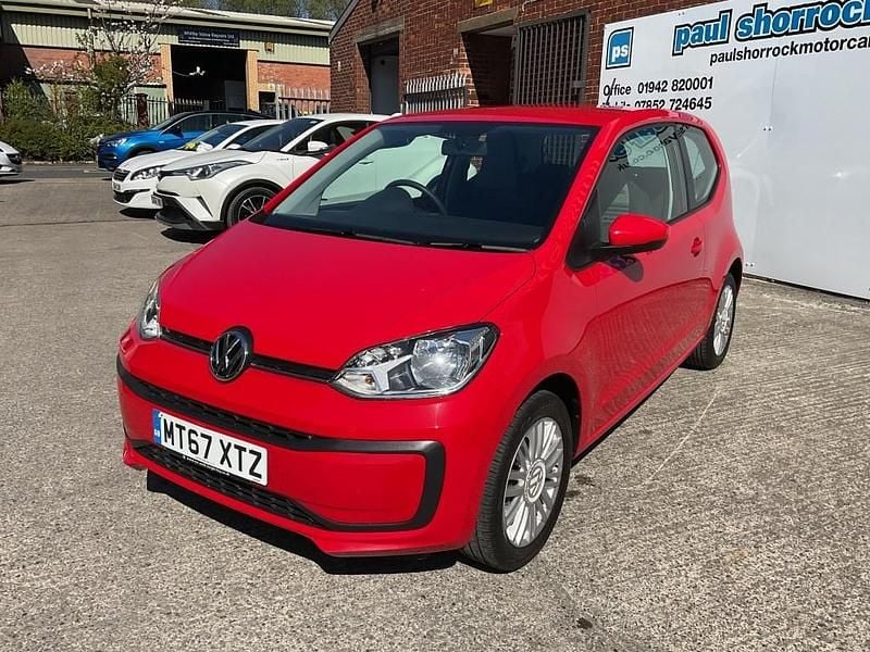 Used VW up! move up! 60 HP (44 kW) 2017 Red Hatchback