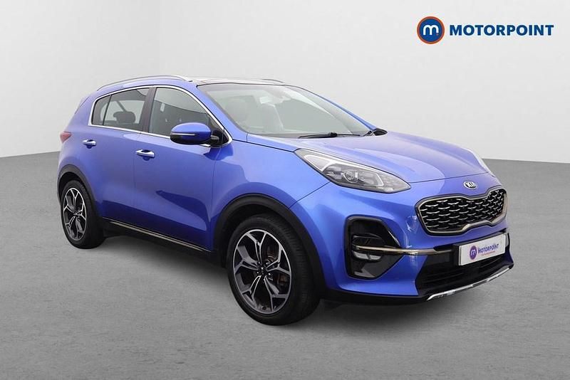 Blue Used 2018 Kia Sportage GT-Line S SUV | £16,399 (A bit pricey) - Image 1/4