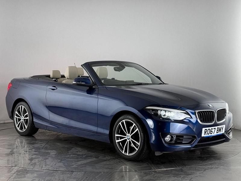 Blue Used 2017 BMW 218 Sport Line Cabriolet | £12,850 (Fair price) - Image 1/4