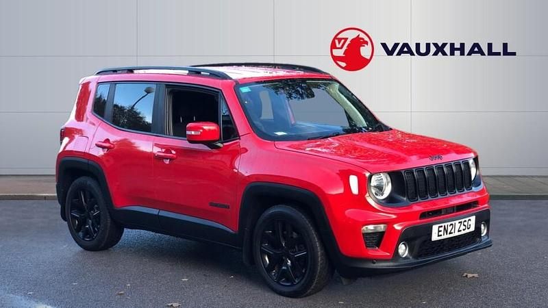 Red Used 2021 Jeep Renegade Night Eagle SUV | £16,408 (Fair price) - Image 1/3