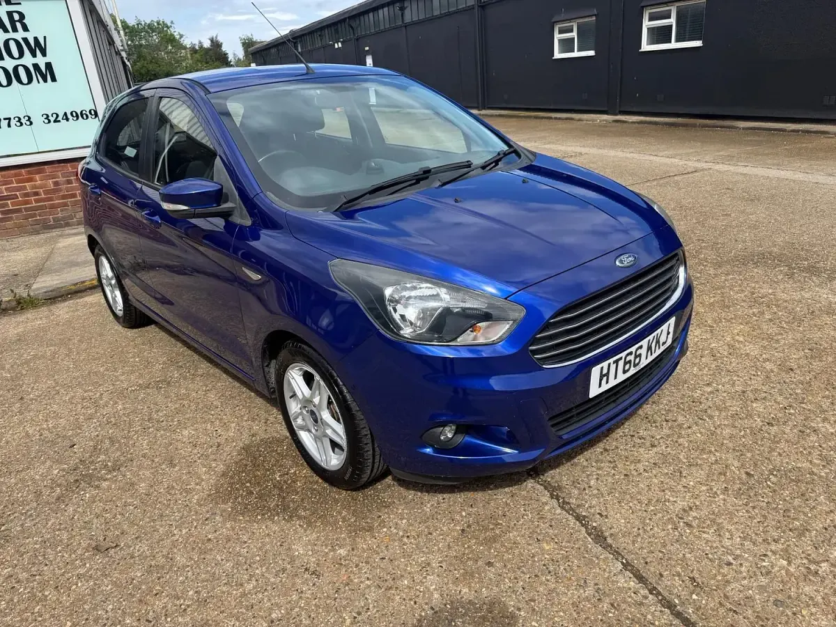 Used Ford Ka Zetec 2017 Blue Sedan
