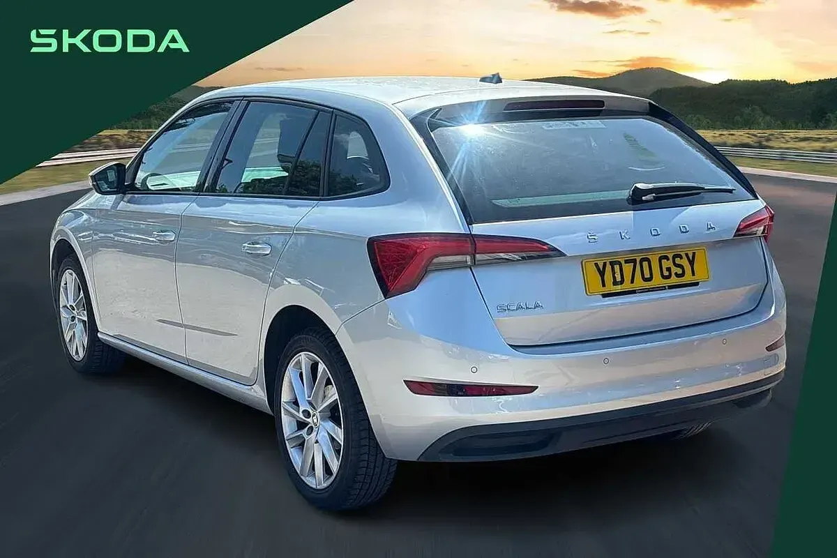 Used Skoda Scala SE L 115 HP (84 kW) 2020 Silver Hatchback