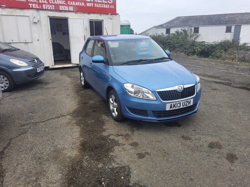 Blue Used 2013 Skoda Fabia SE Hatchback | £2,295 (Fair price) - Image 1/4