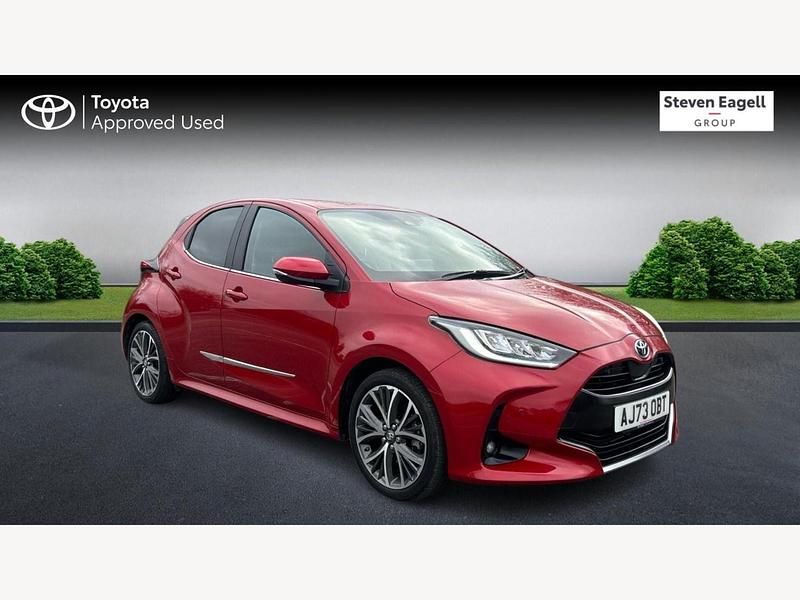 Used Toyota Yaris Hybrid 2024 Red Hatchback