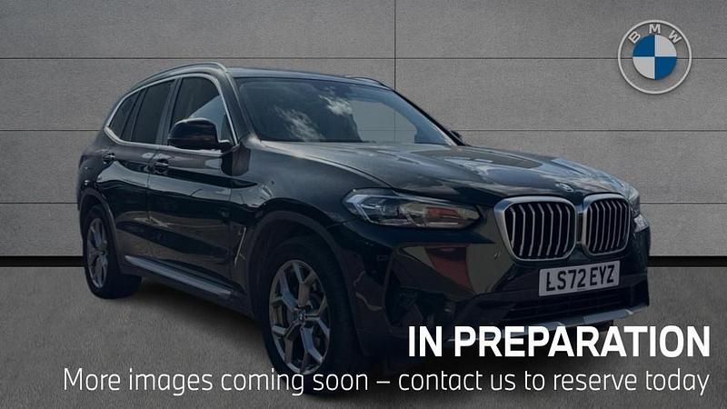 Black Used 2022 BMW X3 xLine SUV | £33,000 (Fair price) - Image 1/4