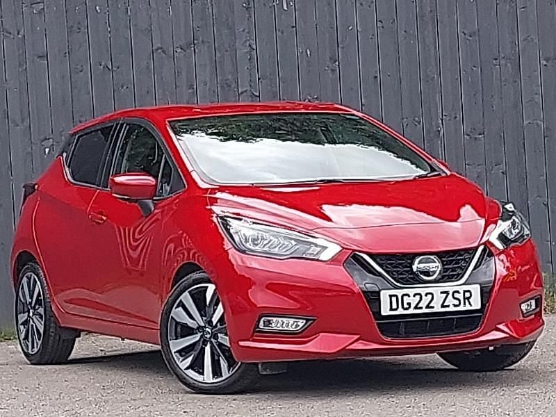 Used Nissan Micra Tekna 92 HP (67 kW) 2022 Red Hatchback