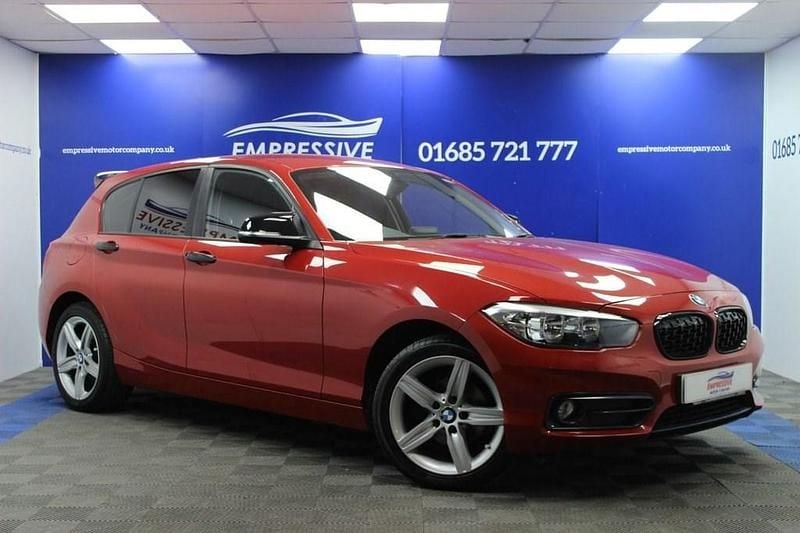 Used BMW 116 Sport Line 116 HP (85 kW) 2018 Red Hatchback