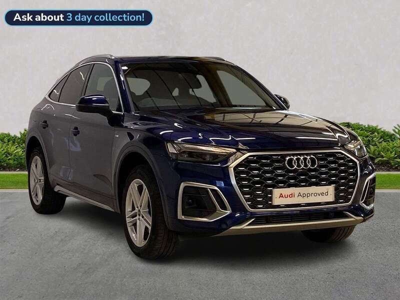 Blue Used 2022 Audi Q5 Sportback S-Line SUV | £32,246 (Good price) - Image 1/4
