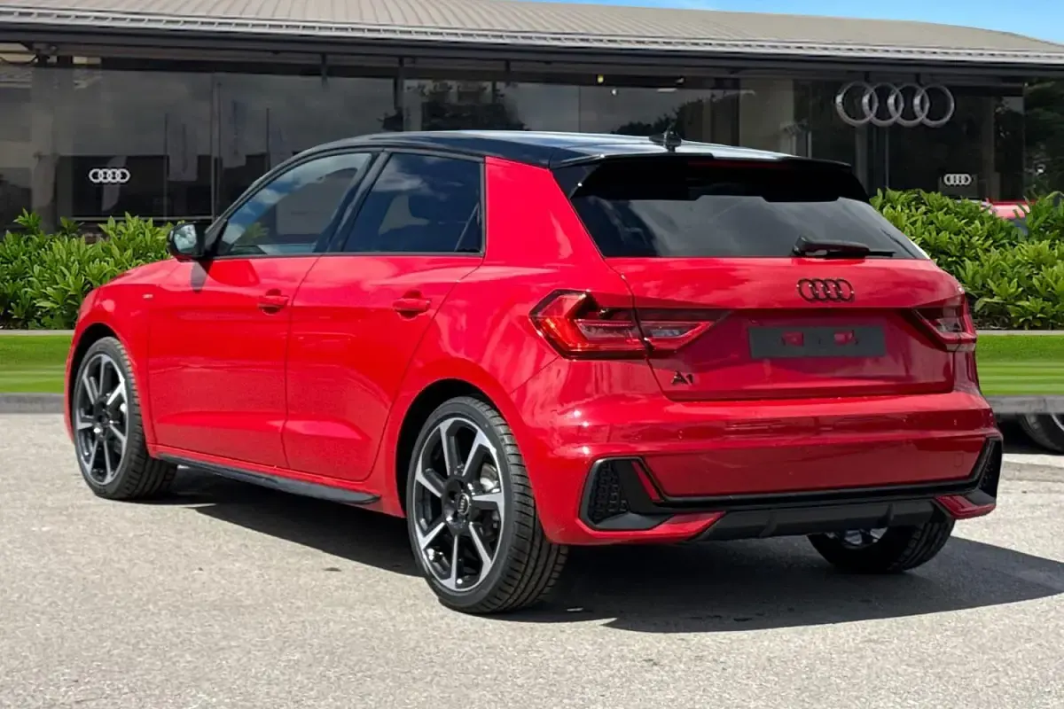 New Audi A1 Sportback Black Edition 2026 Red Hatchback
