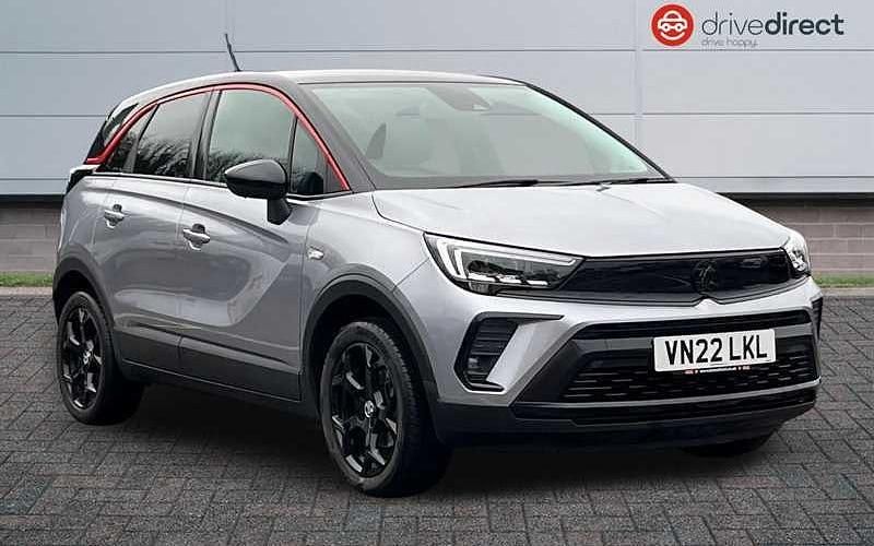 Used Vauxhall Crossland GS Line 131 HP (96 kW) 2022 Grey SUV