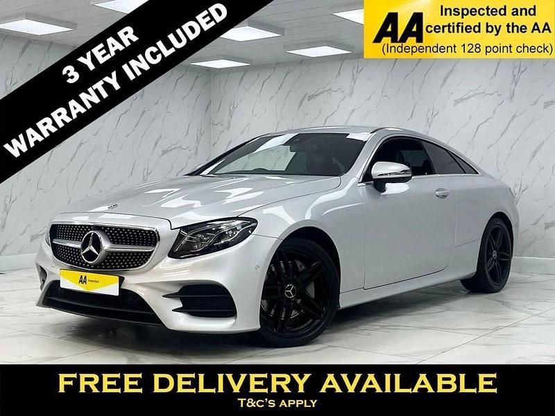 Silver Used 2019 Mercedes E220 AMG line Coupe | £18,595 (Fair price) - Image 1/2