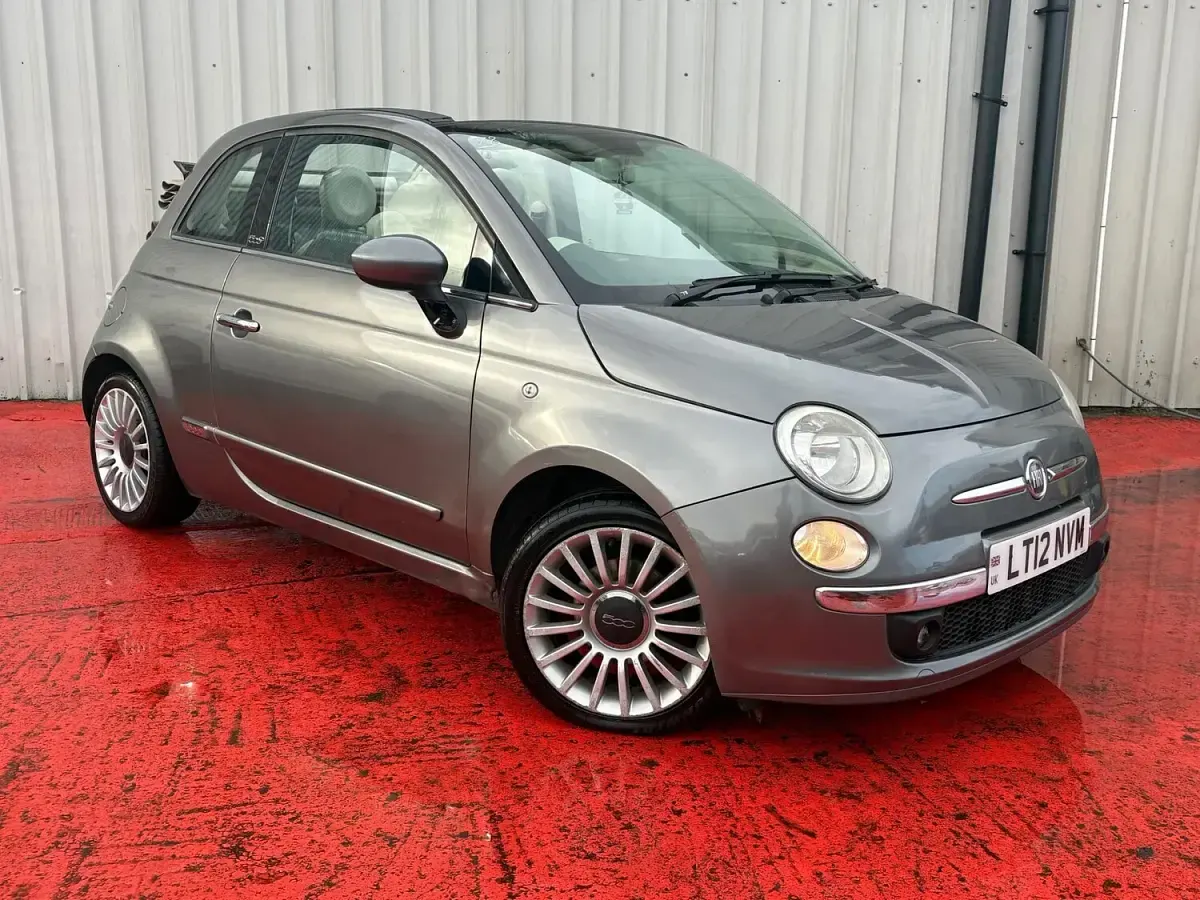 Used Fiat 500C Lounge 85 HP (62 kW) 2012 Grey Cabriolet