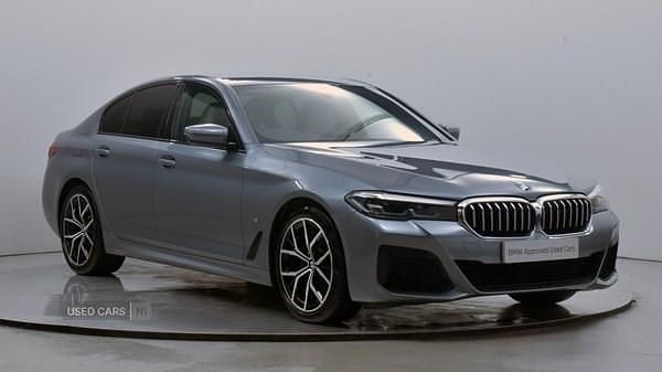 Used BMW 520 M Sport 187 HP (137 kW) 2022 Blue Sedan