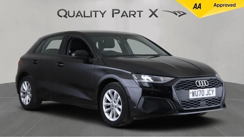 Black Used 2020 Audi A3 Sportback Hatchback | £14,170 (Fair price) - Image 1/4