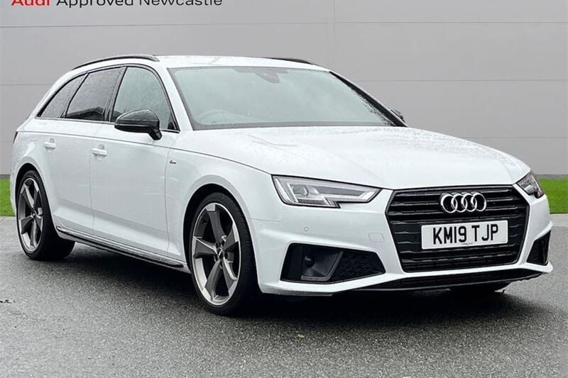 White Used 2019 Audi A4 Black Edition Estate | £18,768 - Image 1/4