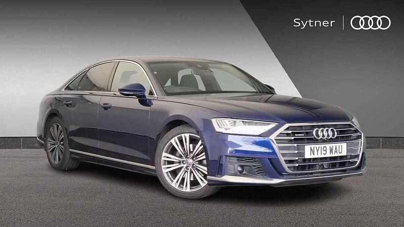 Blue Used 2019 Audi A8 S-Line Sedan | £29,500 (A bit pricey) - Image 1/4