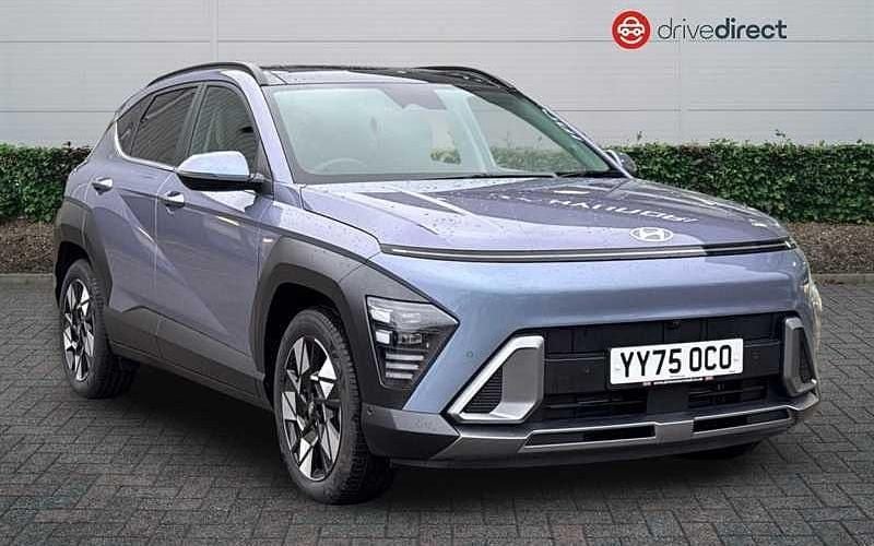 Blue New 2025 Hyundai Kona Ultimate SUV | £29,149 (Good price) - Image 1/4